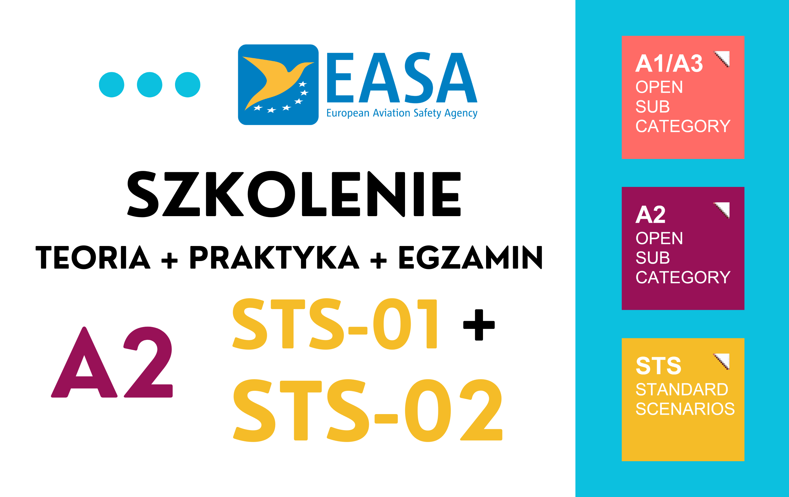 Europejskie uprawnienia A2 + STS-01 + STS-02 (kat. szczególna)